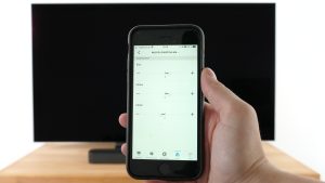Equalizer in der Alexa App zum Einstellen der BÃ¤sse, Mitten und HÃ¶hen der Soundbar