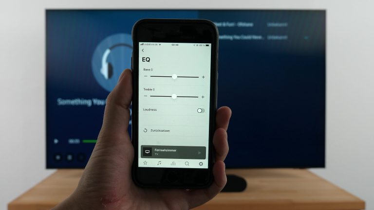 EQ setting in the Sonos app